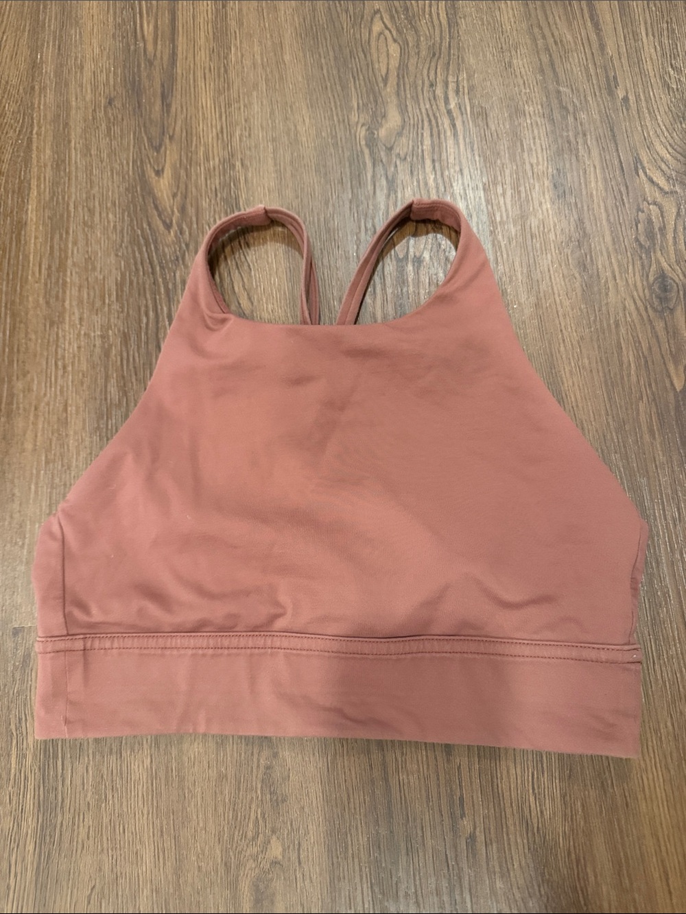 lululemon athletica High-Neck Sports Bra in Dusty Rose